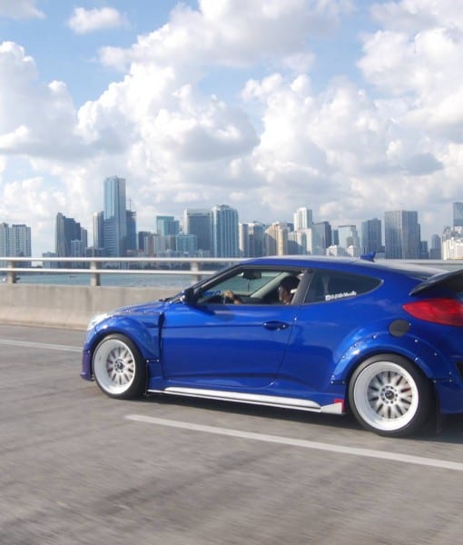 EGR Style 8 Piece Fender Flare Kit for the Veloster and Veloster Turbo