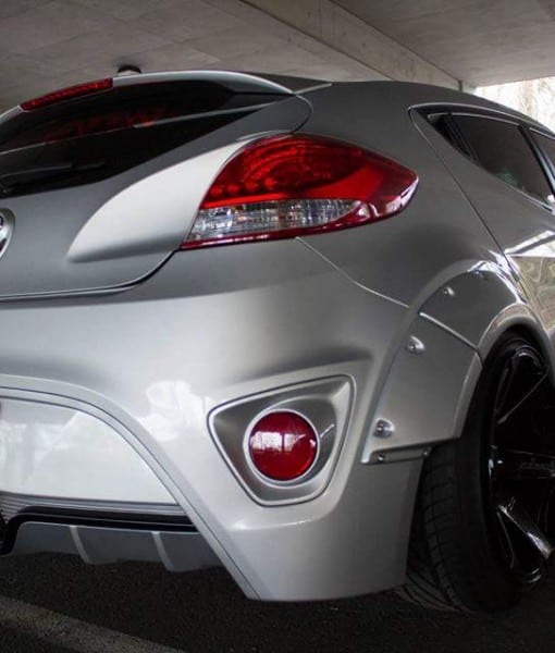EGR Style 8 Piece Fender Flare Kit for the Veloster and Veloster Turbo