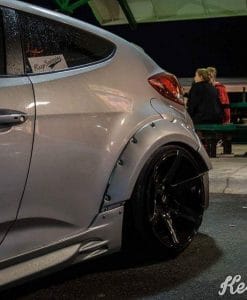 EGR Style 8 Piece Fender Flare Kit for the Veloster and Veloster Turbo ...