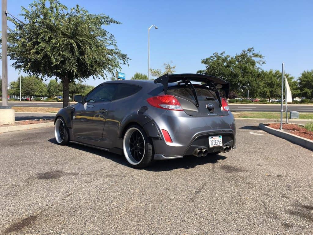 EGR Style 8 Piece Fender Flare Kit for the Veloster and Veloster Turbo