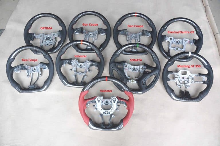 20122017 Veloster Turbo or NAV Carbon Fiber Custom Steering Wheel