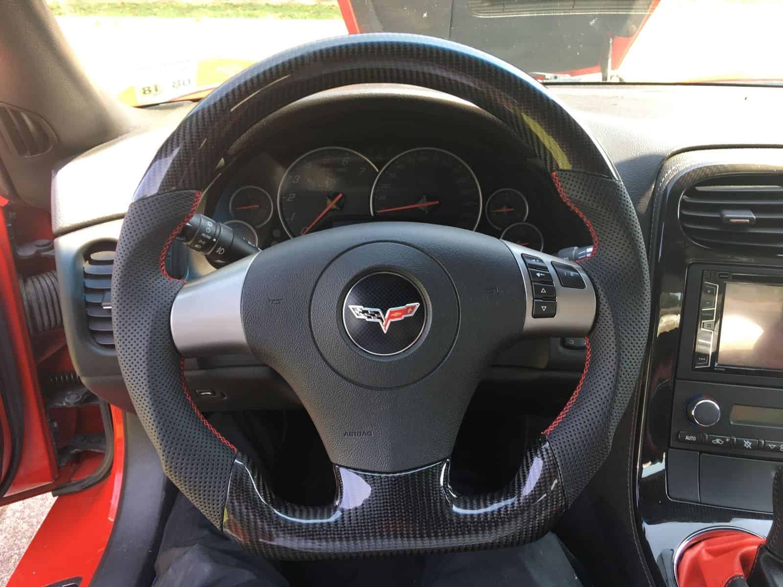 1997 2011 Zr1 Z06 C6 Corvette Carbon Fiber Custom Steering Wheel