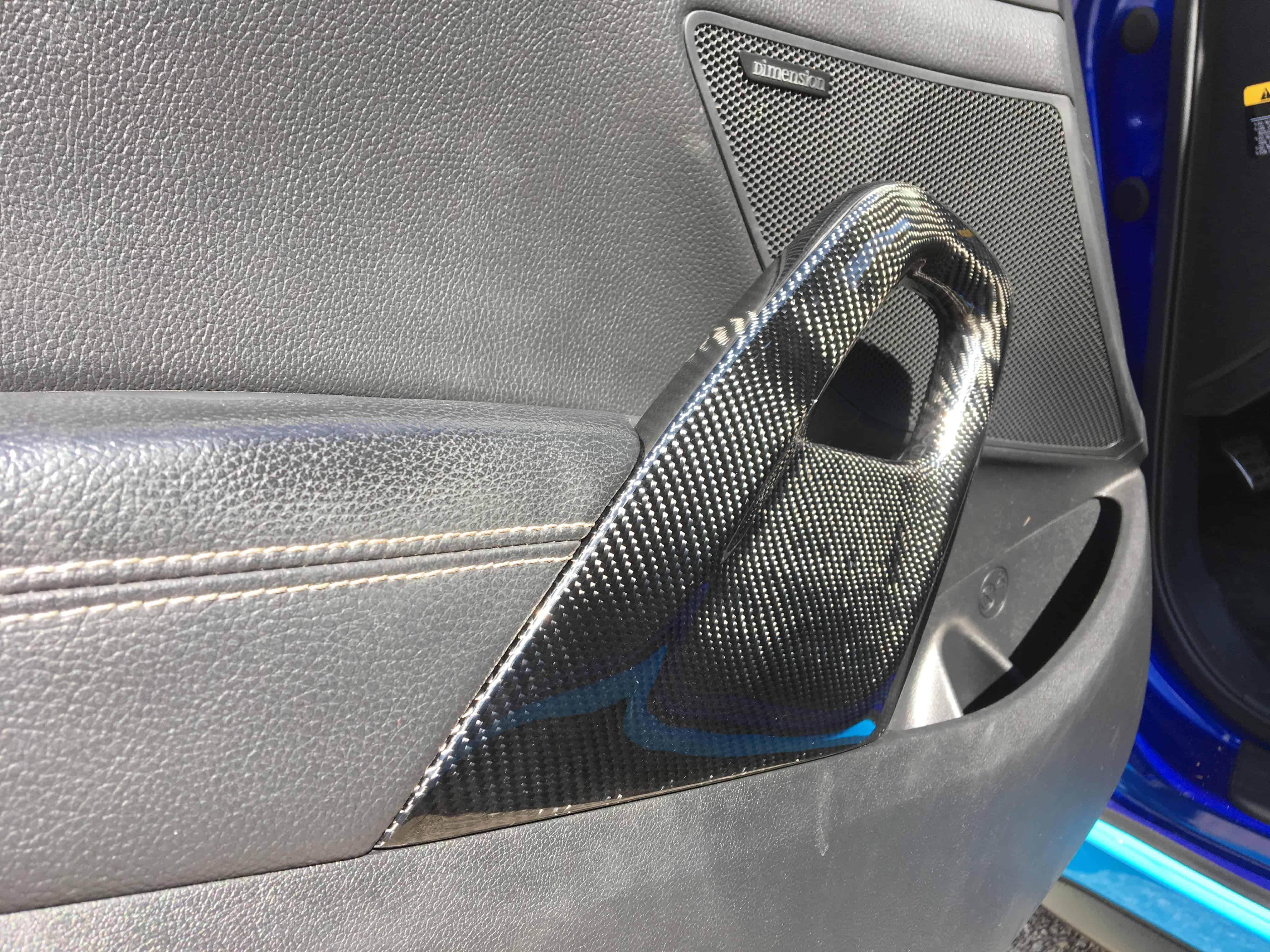 genesis coupe carbon fiber door handles