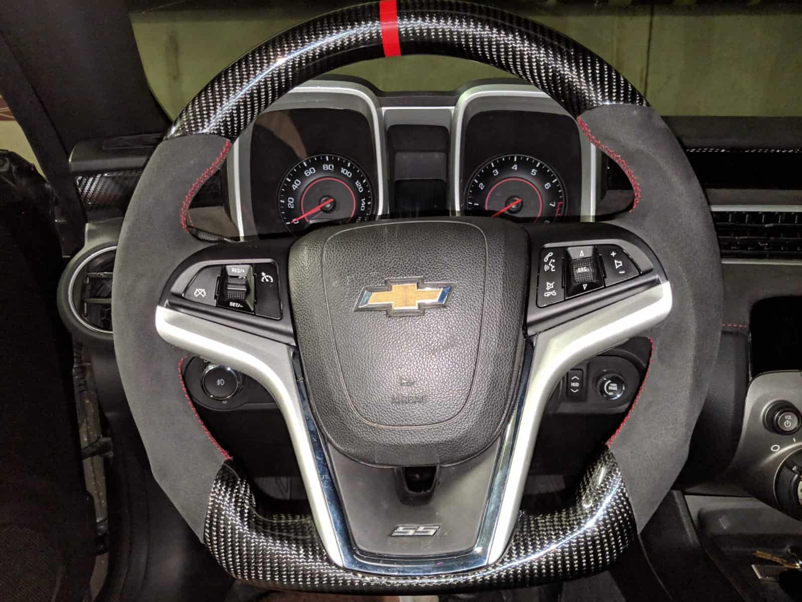 2010 2020 Camaro Carbon Fiber Steering Wheel