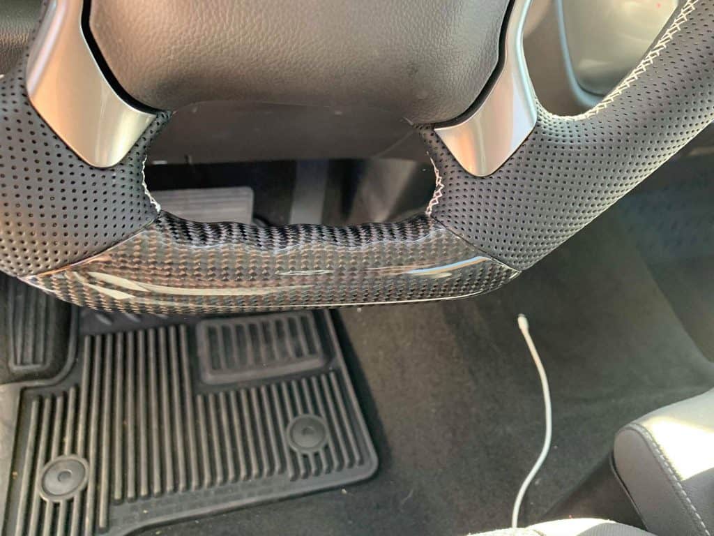 20072022 Chevy Silverado Carbon Fiber Steering Wheel SoCal Garage Works