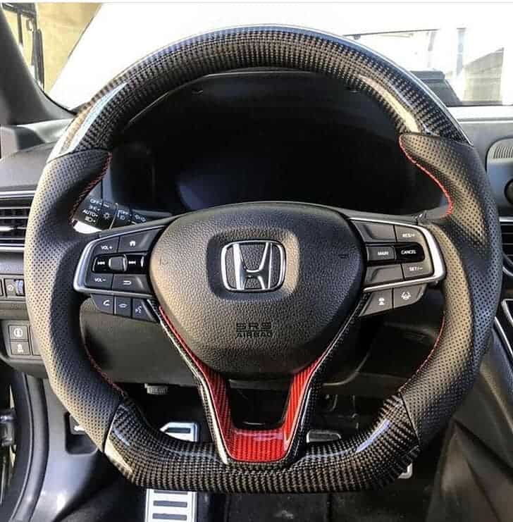 Honda Accord 2008 2019 Carbon Fiber Steering Wheel Socal
