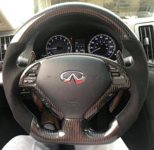 2007-2015 Infiniti G37 G37x G25 Q40 Carbon Fiber Steering Wheel – SoCal ...