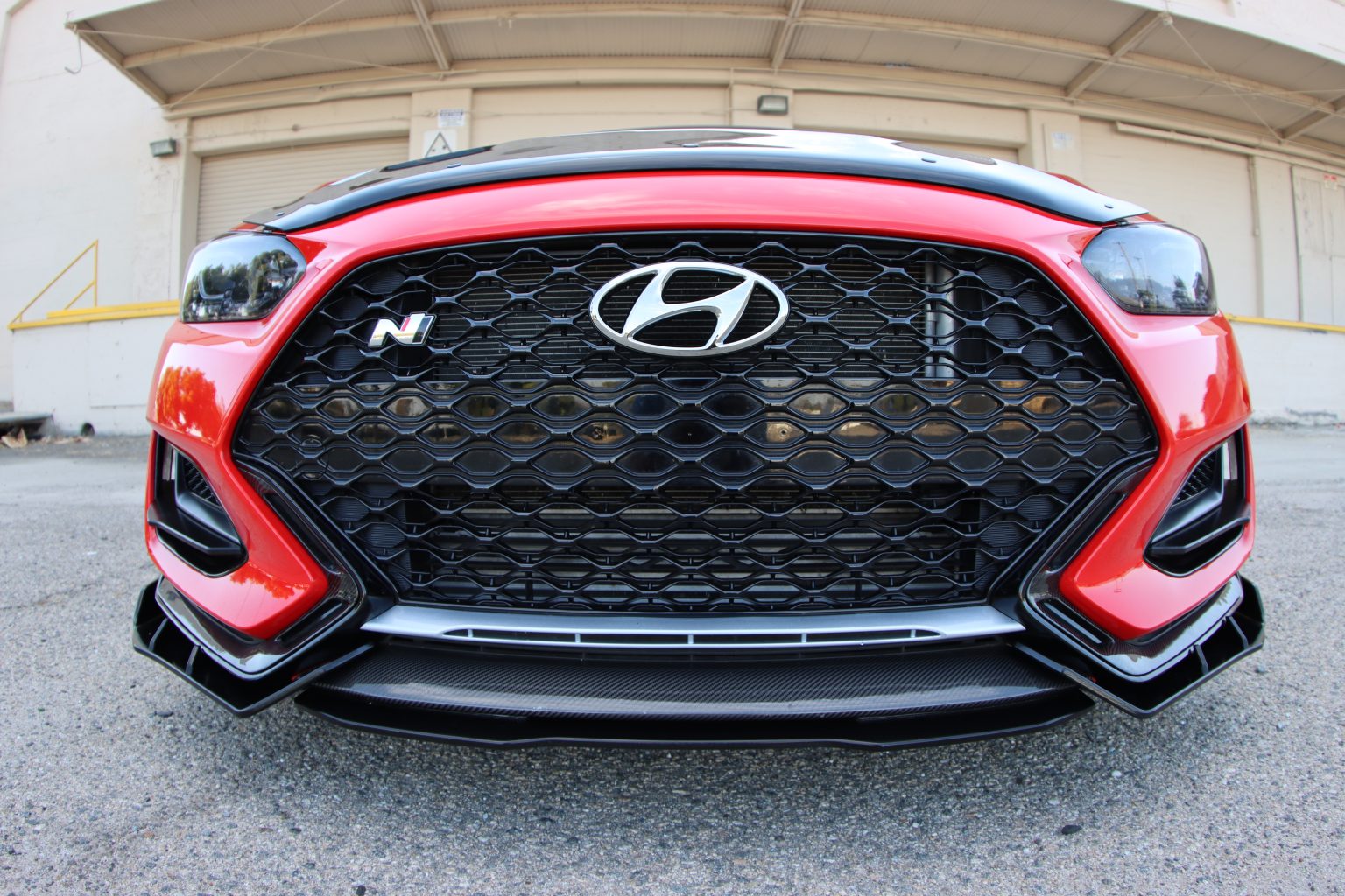 20192022 Veloster N Carbon Fiber Bumper Guard Trim Pieces SoCal