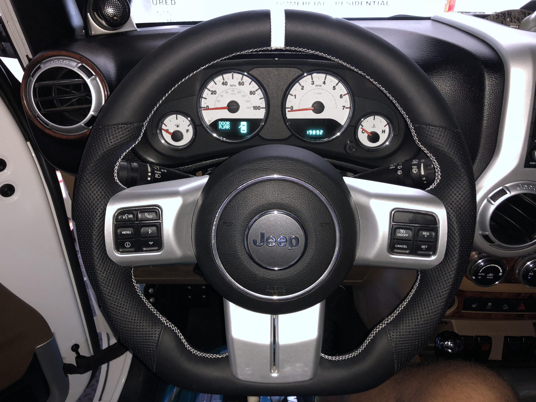 jeep wrangler steering wheel controls