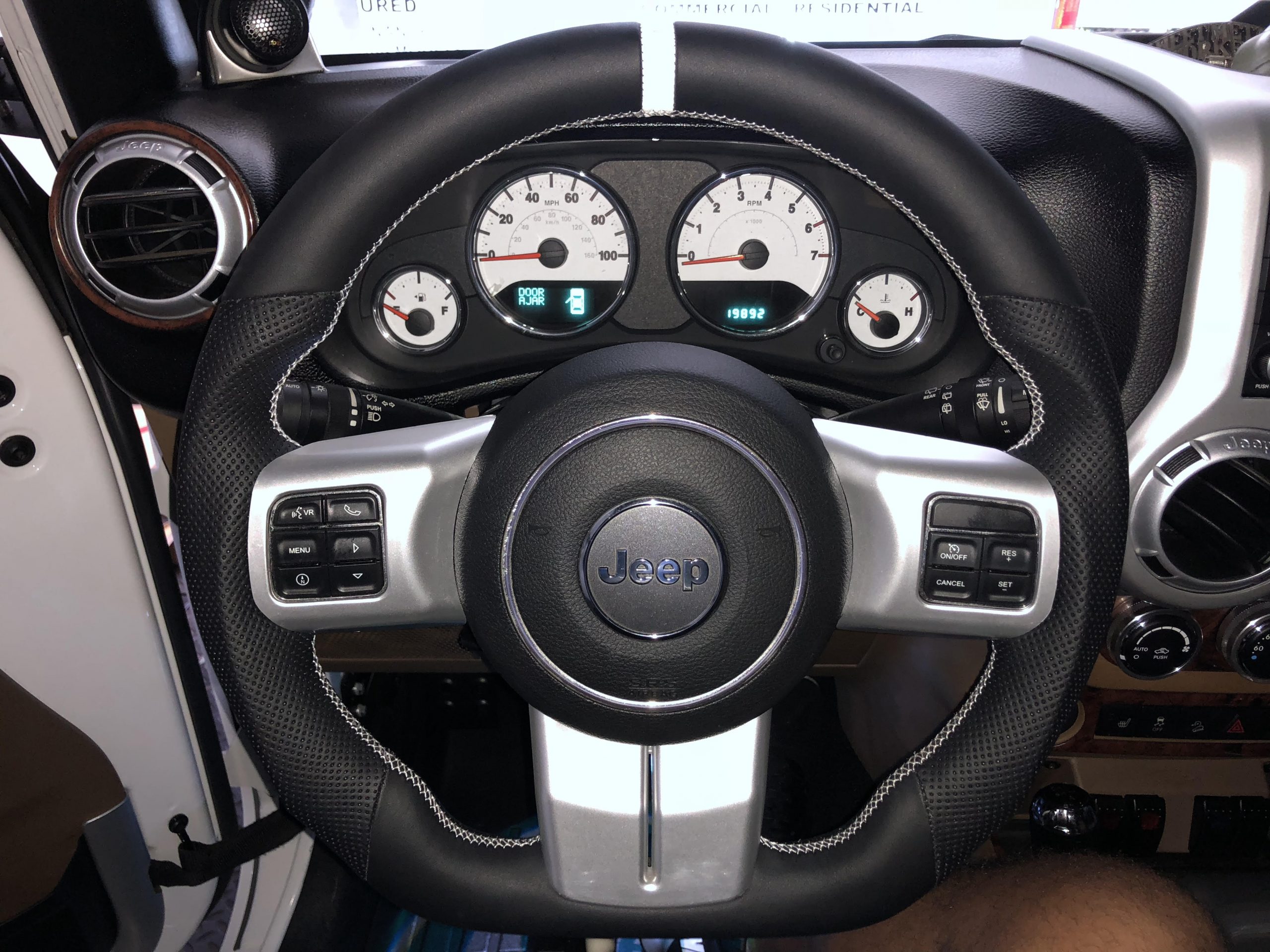 Jeep Wrangler Steering Wheel Cover Size