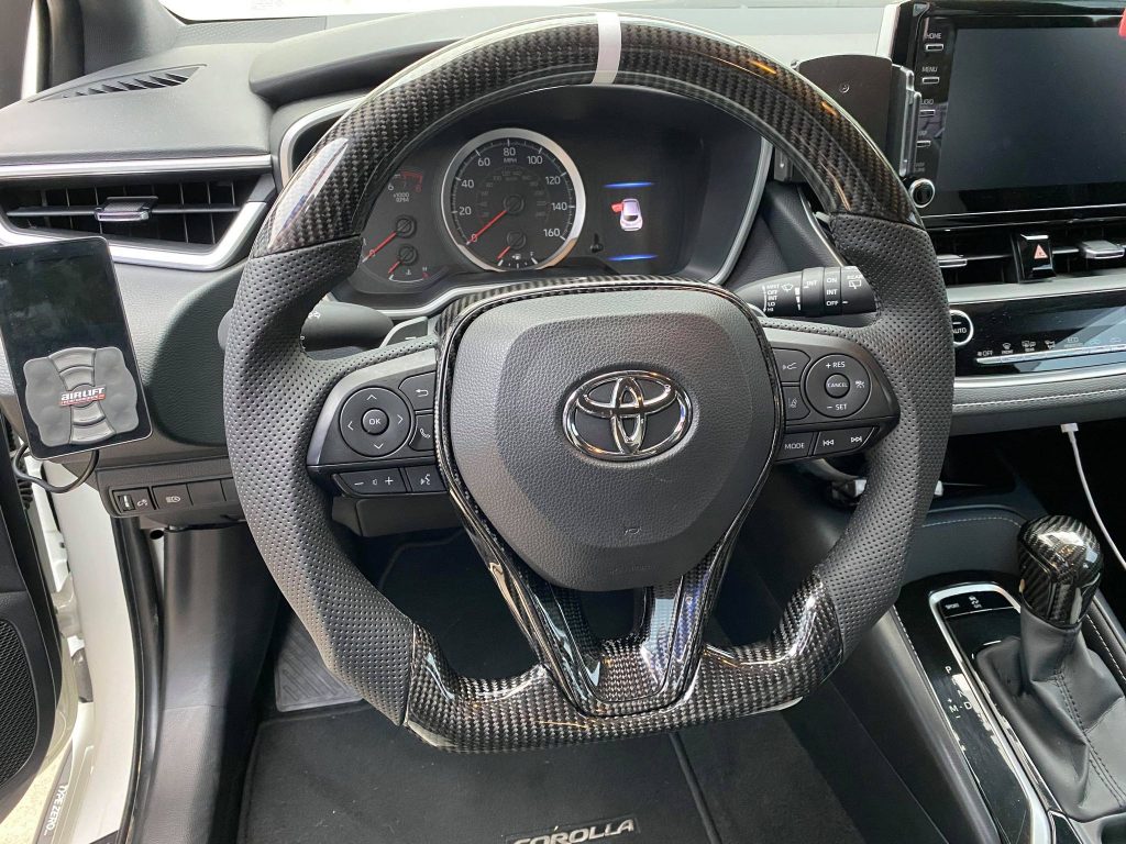 20202022 Corolla Hatchback Carbon Fiber OEM Steering Wheel SoCal