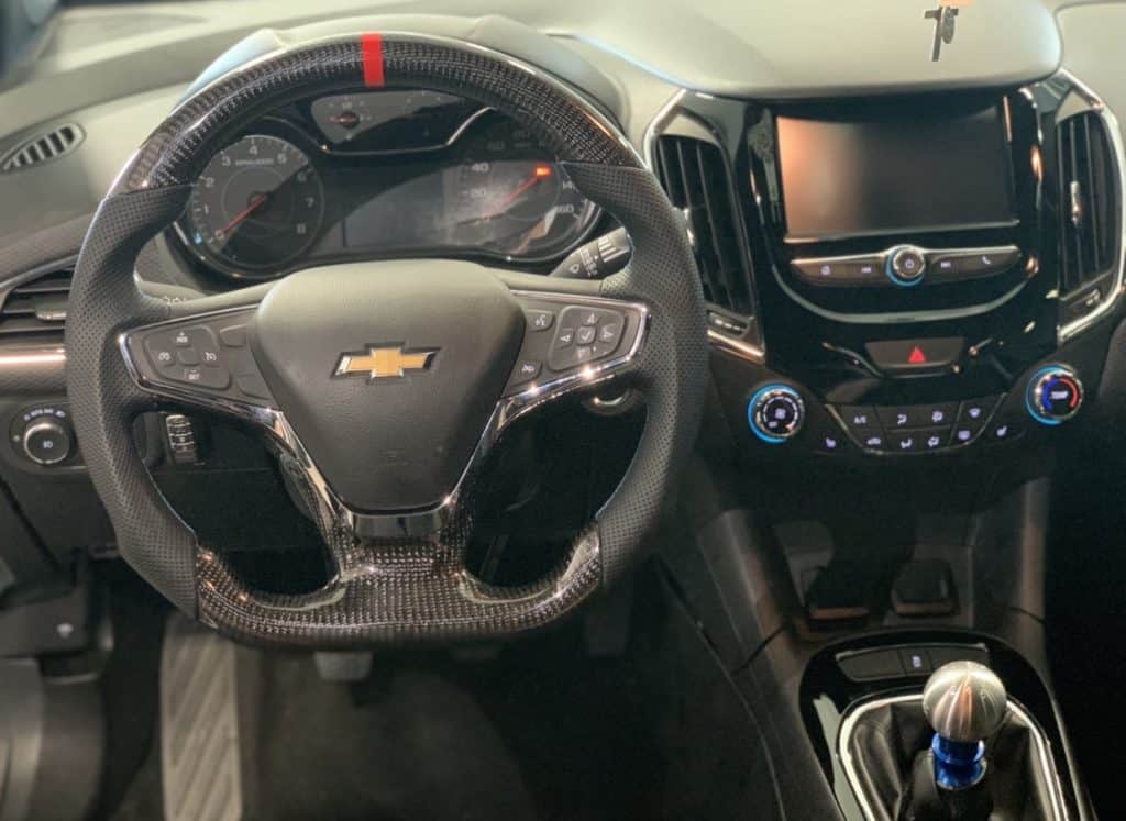2011 2018 Chevy Cruze Carbon Fiber Custom Steering Wheel SoCal