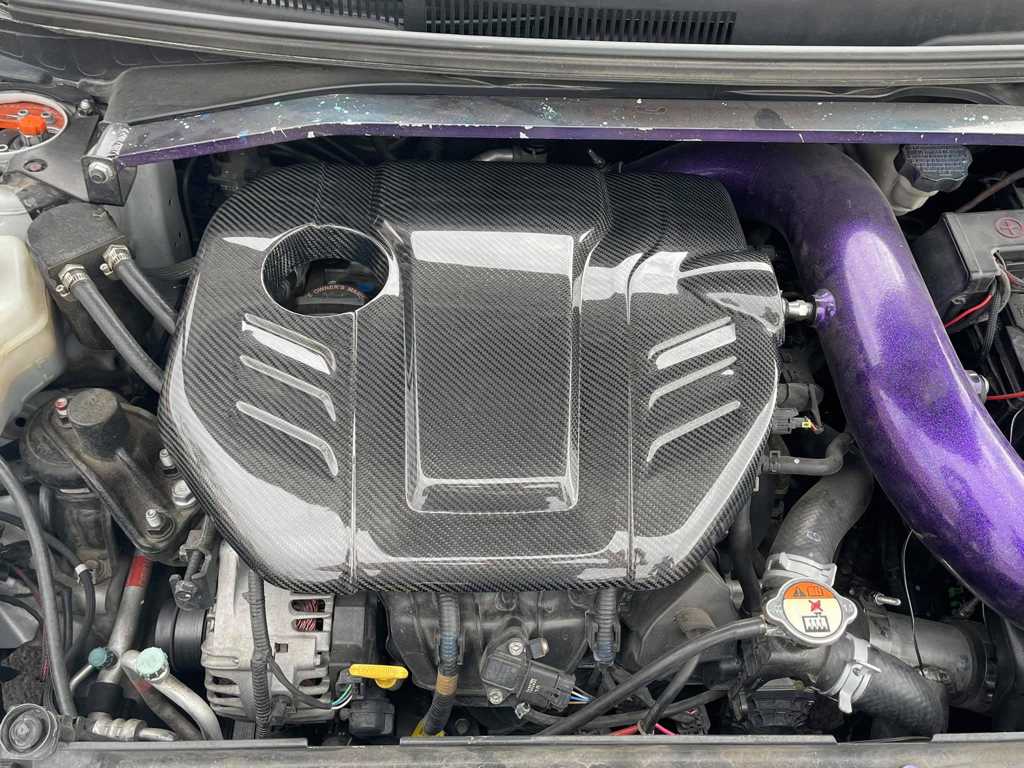 Veloster 1st Generation Carbon Fiber OEM Engine Cover – Garage
