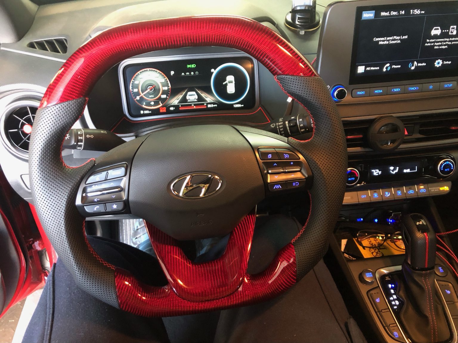 2022+ Kona N / NLine / Base Fully Custom Steering Wheel Built Your Way