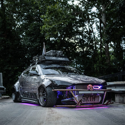 2013-2017 Hyundai Veloster Turbo BIG MOUTH "LIT KIT" Ram Air Intake Snorkel Color Chasing! - Image 2
